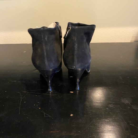 FENDI VINTAGE BOOTIES Suede black size7.5 - Picture 5 of 9